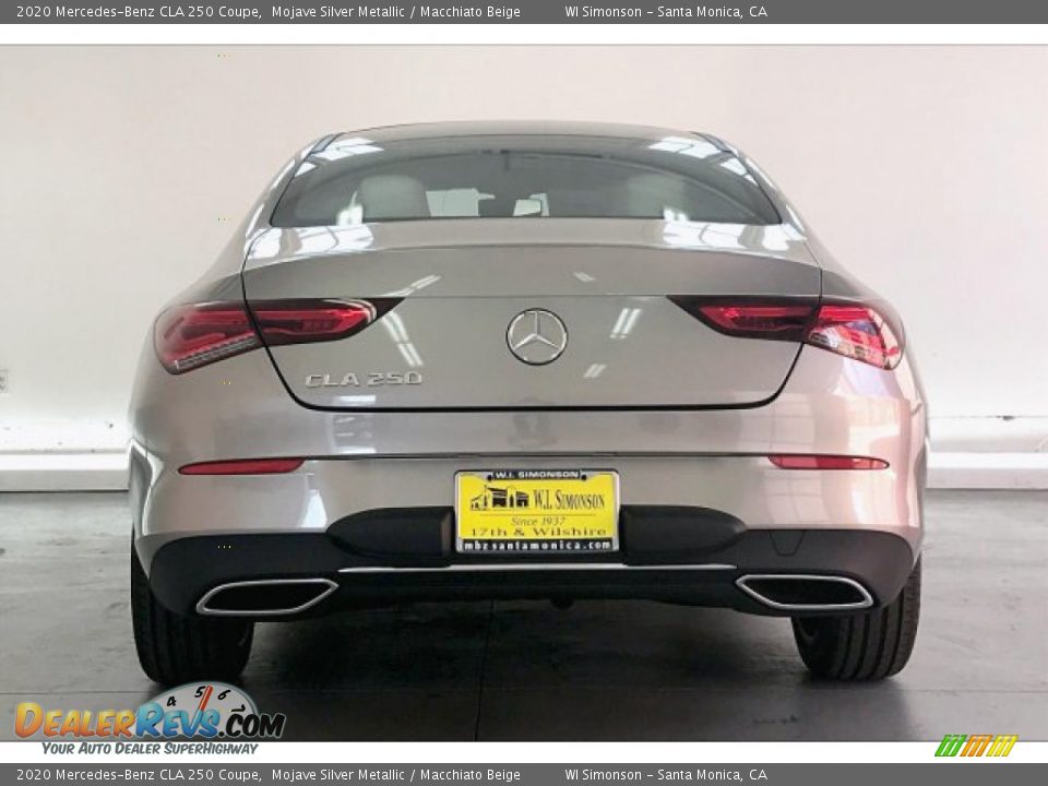 2020 Mercedes-Benz CLA 250 Coupe Mojave Silver Metallic / Macchiato Beige Photo #3