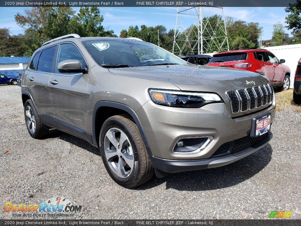 2020 Jeep Cherokee Limited 4x4 Light Brownstone Pearl / Black Photo #1