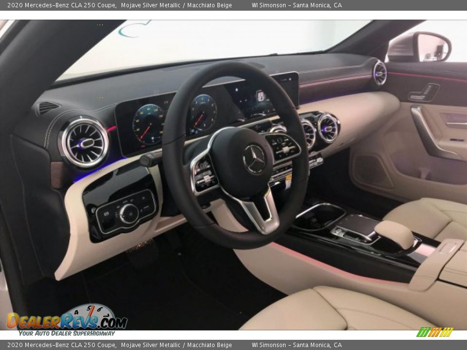 2020 Mercedes-Benz CLA 250 Coupe Mojave Silver Metallic / Macchiato Beige Photo #4