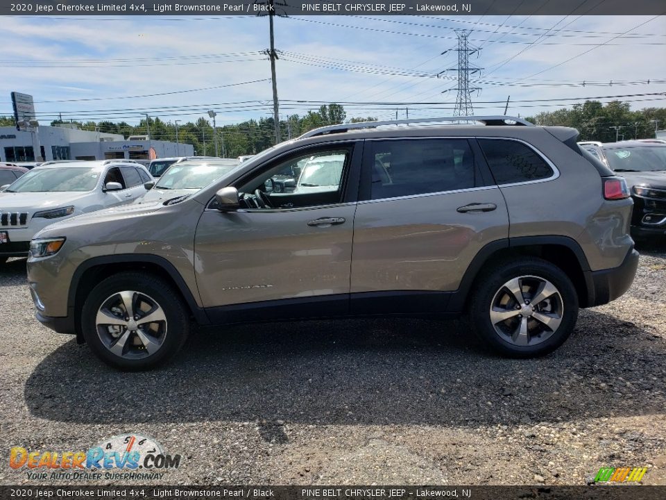 2020 Jeep Cherokee Limited 4x4 Light Brownstone Pearl / Black Photo #3