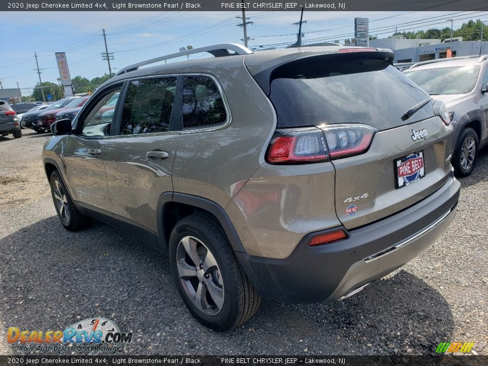 2020 Jeep Cherokee Limited 4x4 Light Brownstone Pearl / Black Photo #4