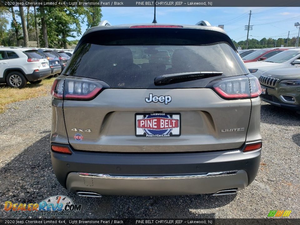 2020 Jeep Cherokee Limited 4x4 Light Brownstone Pearl / Black Photo #5