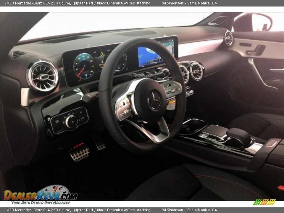 2020 Mercedes-Benz CLA 250 Coupe Jupiter Red / Black Dinamica w/Red stitching Photo #4