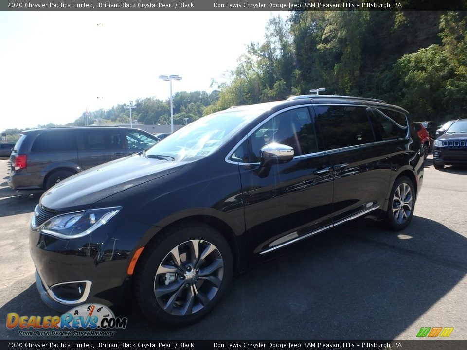 2020 Chrysler Pacifica Limited Brilliant Black Crystal Pearl / Black Photo #1