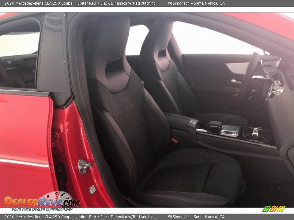 2020 Mercedes-Benz CLA 250 Coupe Jupiter Red / Black Dinamica w/Red stitching Photo #5