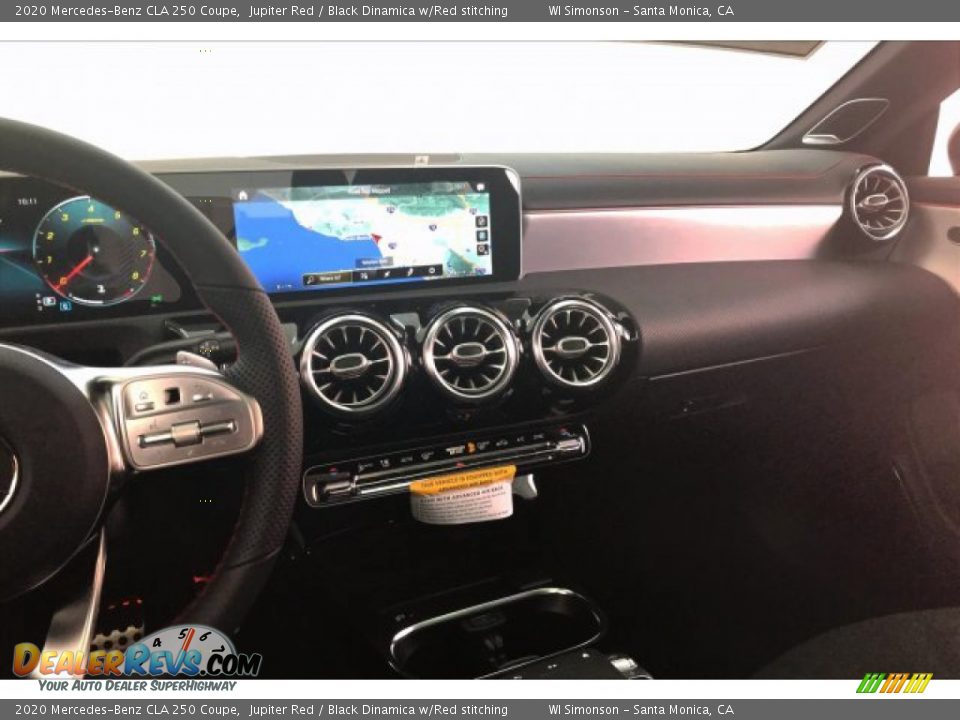 2020 Mercedes-Benz CLA 250 Coupe Jupiter Red / Black Dinamica w/Red stitching Photo #6