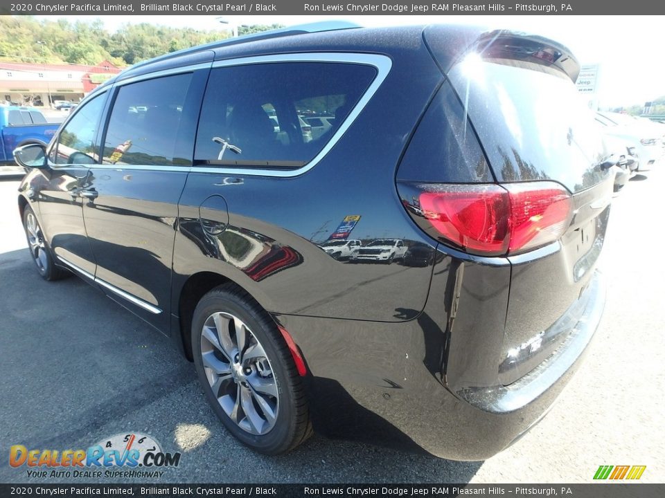 2020 Chrysler Pacifica Limited Brilliant Black Crystal Pearl / Black Photo #3