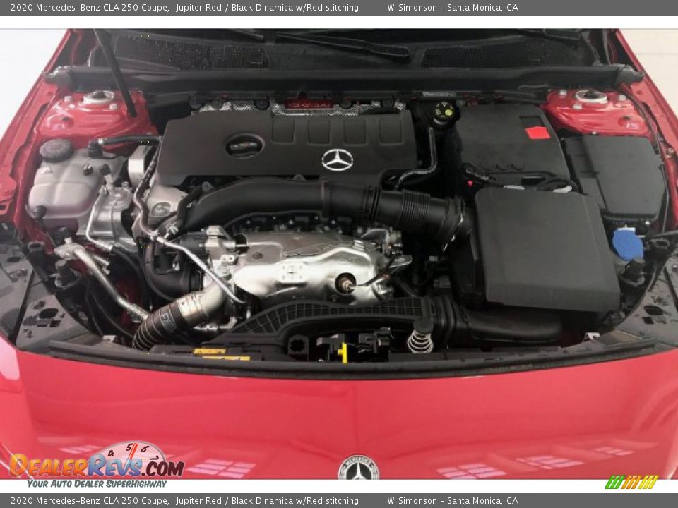 2020 Mercedes-Benz CLA 250 Coupe Jupiter Red / Black Dinamica w/Red stitching Photo #8
