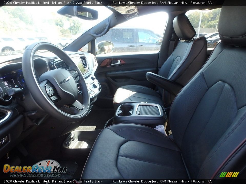 2020 Chrysler Pacifica Limited Brilliant Black Crystal Pearl / Black Photo #11