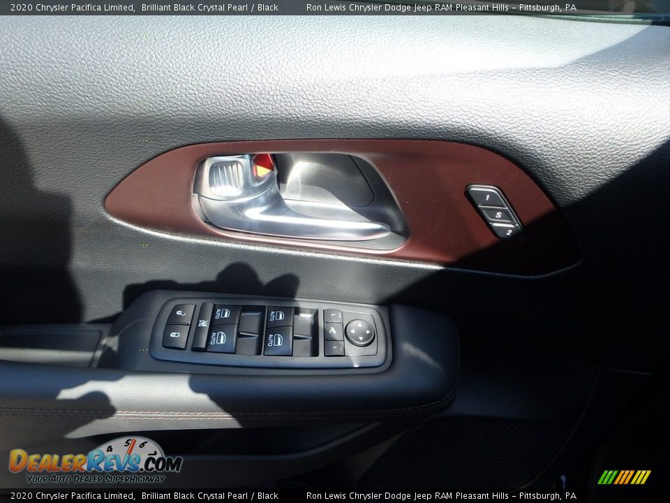 2020 Chrysler Pacifica Limited Brilliant Black Crystal Pearl / Black Photo #14