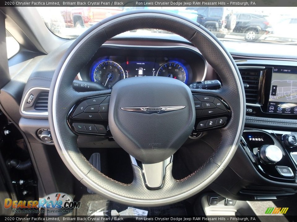 2020 Chrysler Pacifica Limited Brilliant Black Crystal Pearl / Black Photo #18