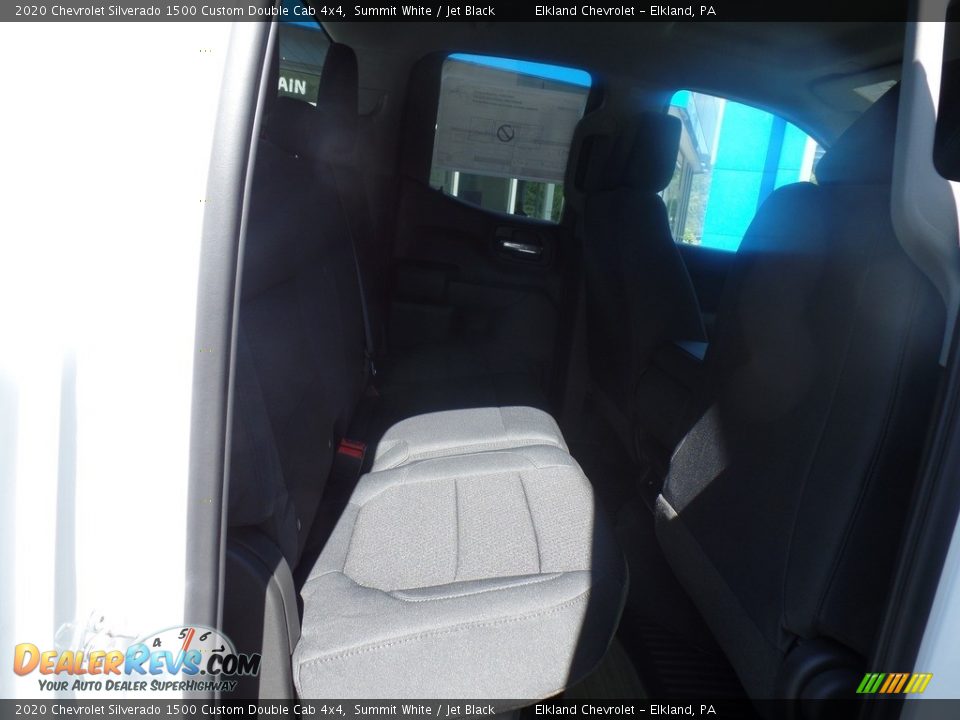 2020 Chevrolet Silverado 1500 Custom Double Cab 4x4 Summit White / Jet Black Photo #34