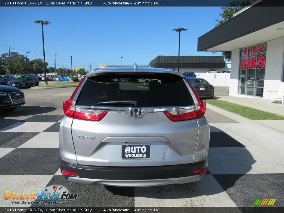 2018 Honda CR-V EX Lunar Silver Metallic / Gray Photo #4