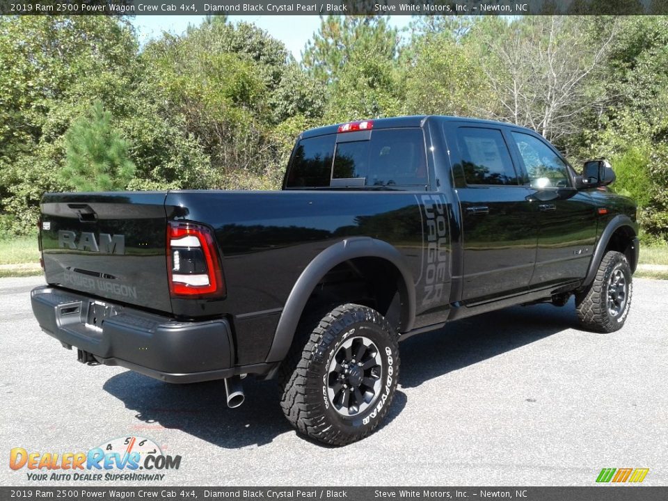 2019 Ram 2500 Power Wagon Crew Cab 4x4 Diamond Black Crystal Pearl / Black Photo #6