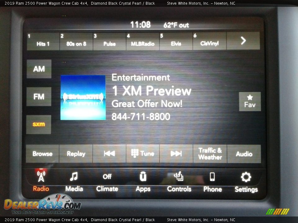 2019 Ram 2500 Power Wagon Crew Cab 4x4 Diamond Black Crystal Pearl / Black Photo #24