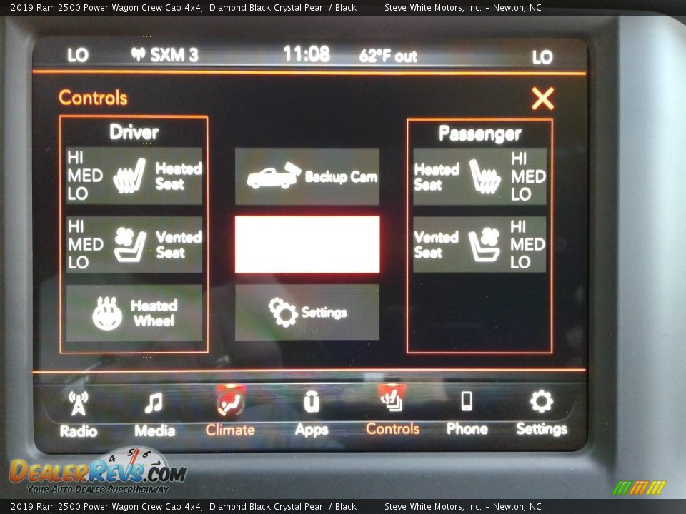 Controls of 2019 Ram 2500 Power Wagon Crew Cab 4x4 Photo #27