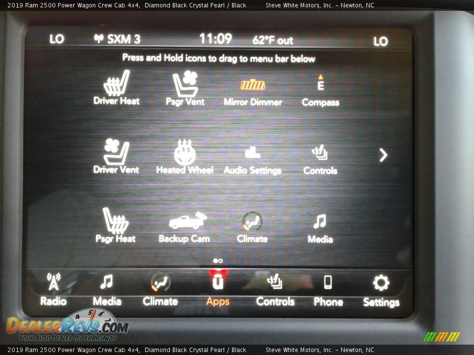 Controls of 2019 Ram 2500 Power Wagon Crew Cab 4x4 Photo #28