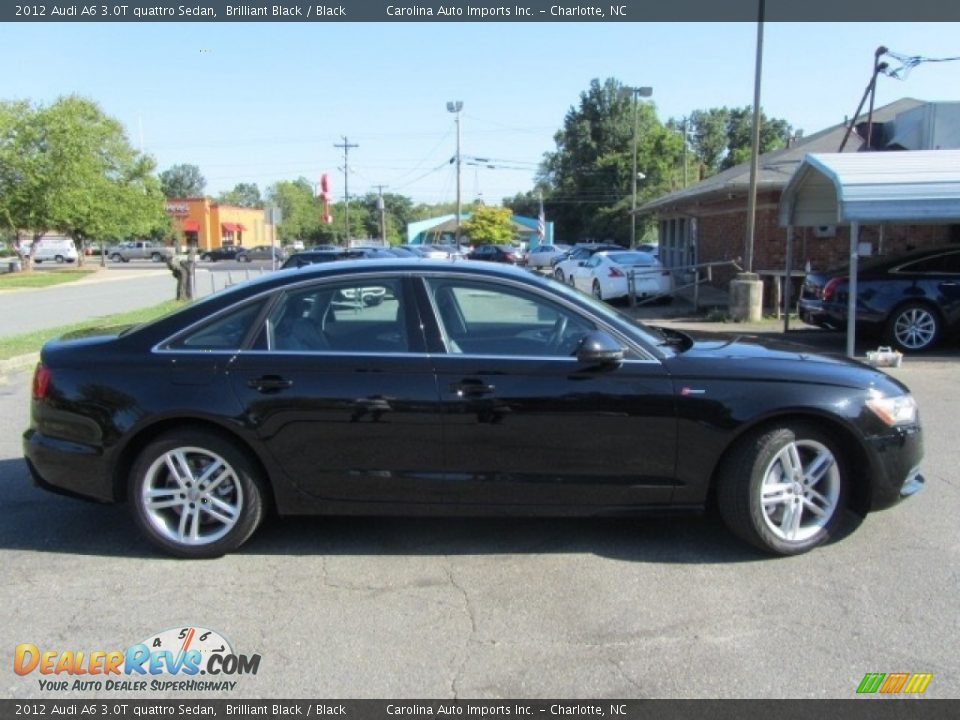 2012 Audi A6 3.0T quattro Sedan Brilliant Black / Black Photo #10