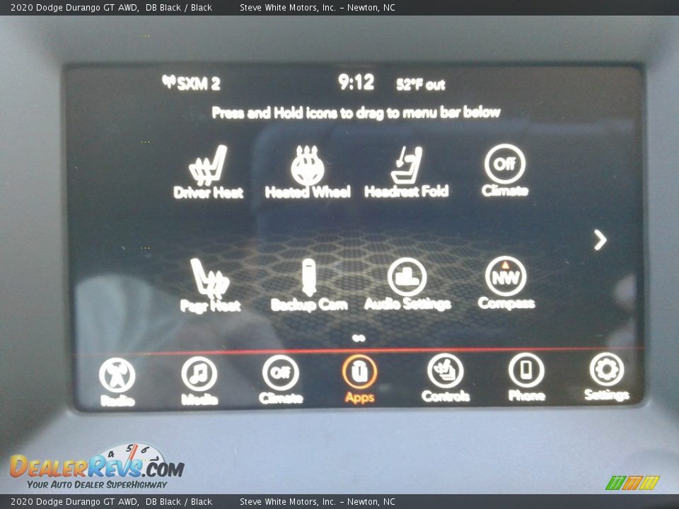 2020 Dodge Durango GT AWD DB Black / Black Photo #31