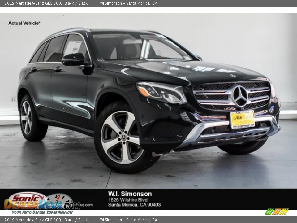 2019 Mercedes-Benz GLC 300 Black / Black Photo #1