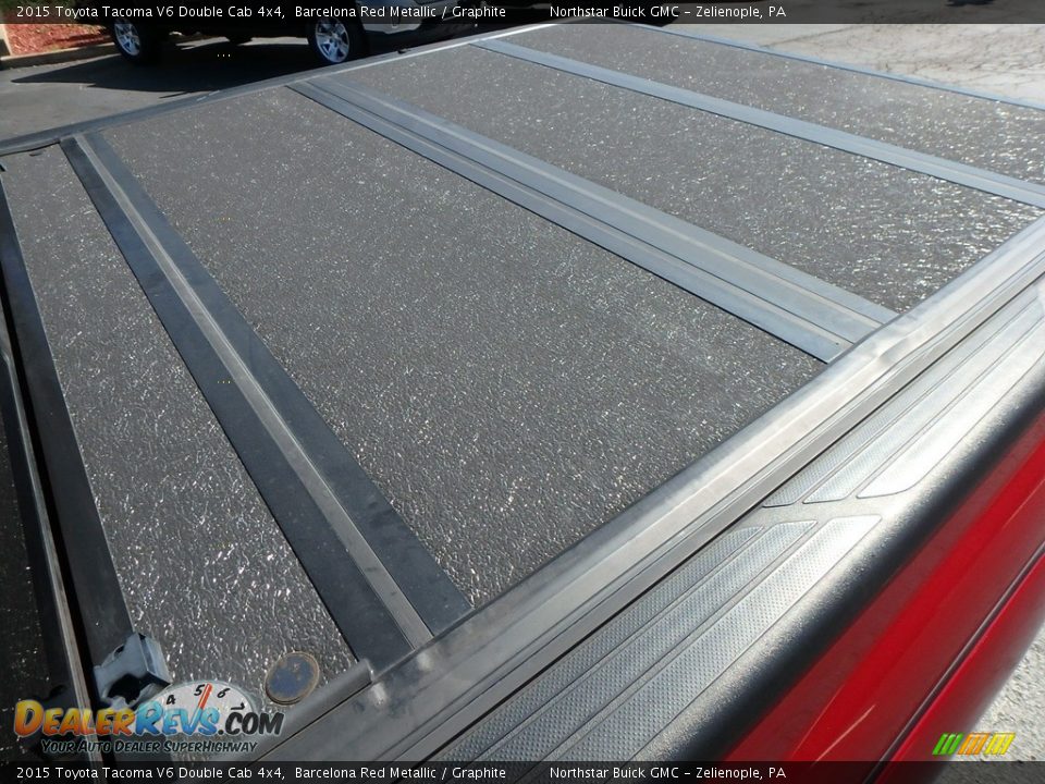 2015 Toyota Tacoma V6 Double Cab 4x4 Barcelona Red Metallic / Graphite Photo #14