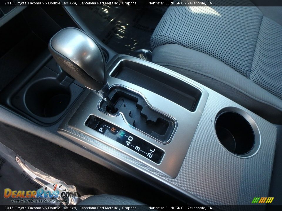 2015 Toyota Tacoma V6 Double Cab 4x4 Barcelona Red Metallic / Graphite Photo #23