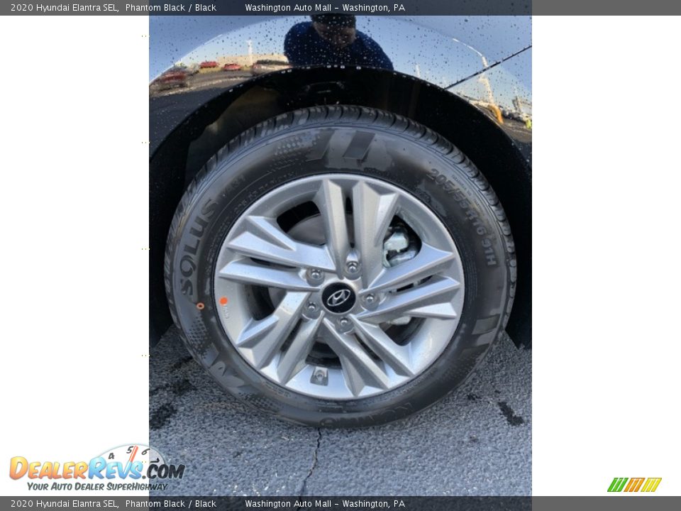 2020 Hyundai Elantra SEL Phantom Black / Black Photo #29
