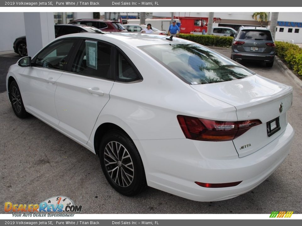 2019 Volkswagen Jetta SE Pure White / Titan Black Photo #5