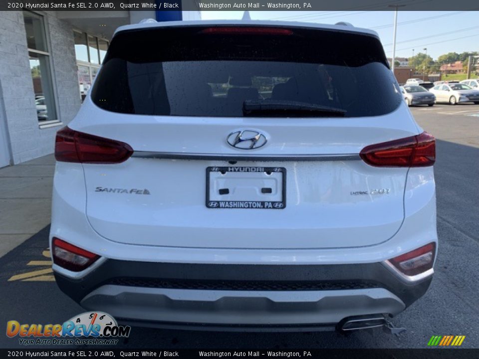 2020 Hyundai Santa Fe SEL 2.0 AWD Quartz White / Black Photo #5