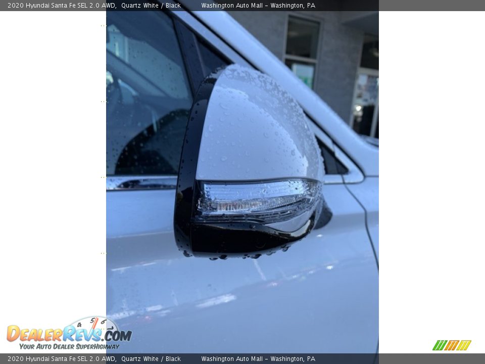 2020 Hyundai Santa Fe SEL 2.0 AWD Quartz White / Black Photo #31