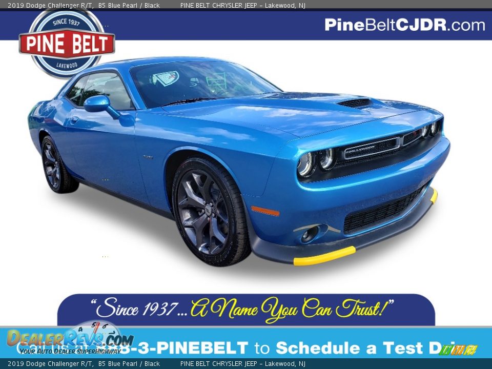 2019 Dodge Challenger R/T B5 Blue Pearl / Black Photo #1