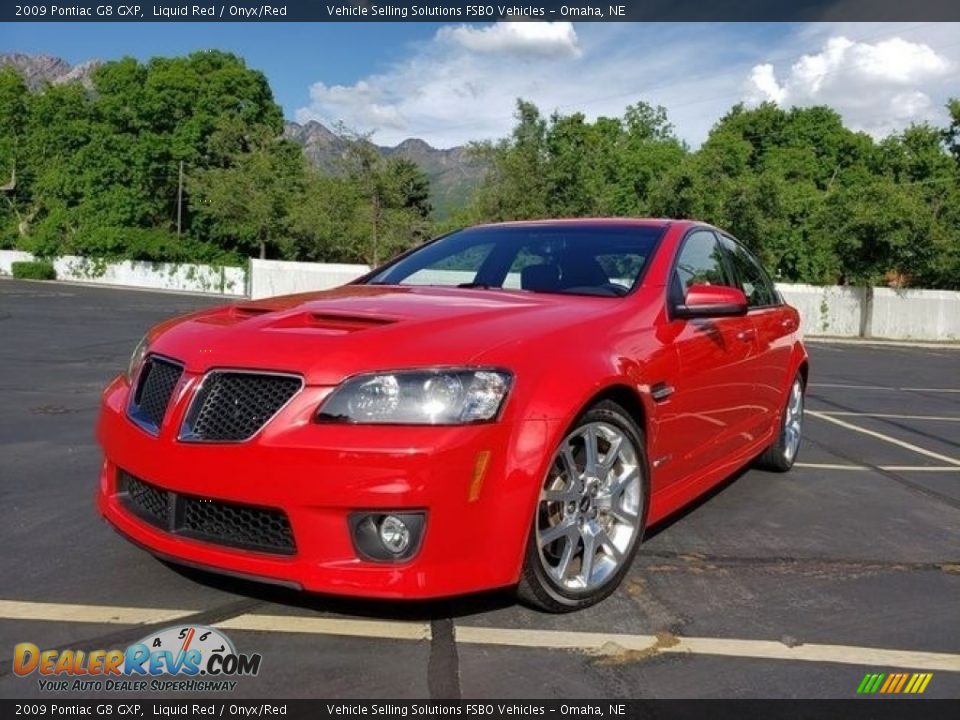 2009 Pontiac G8 GXP Liquid Red / Onyx/Red Photo #1