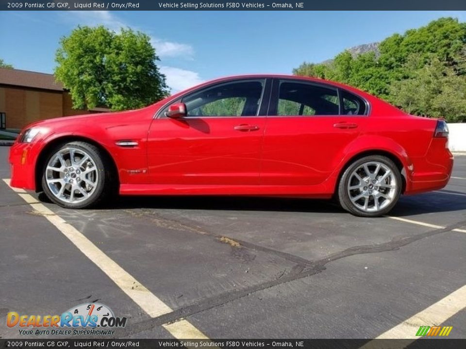 2009 Pontiac G8 GXP Liquid Red / Onyx/Red Photo #3