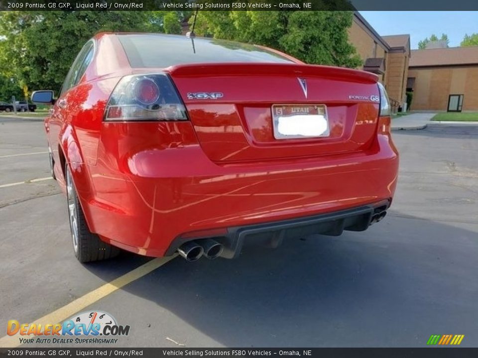 2009 Pontiac G8 GXP Liquid Red / Onyx/Red Photo #4