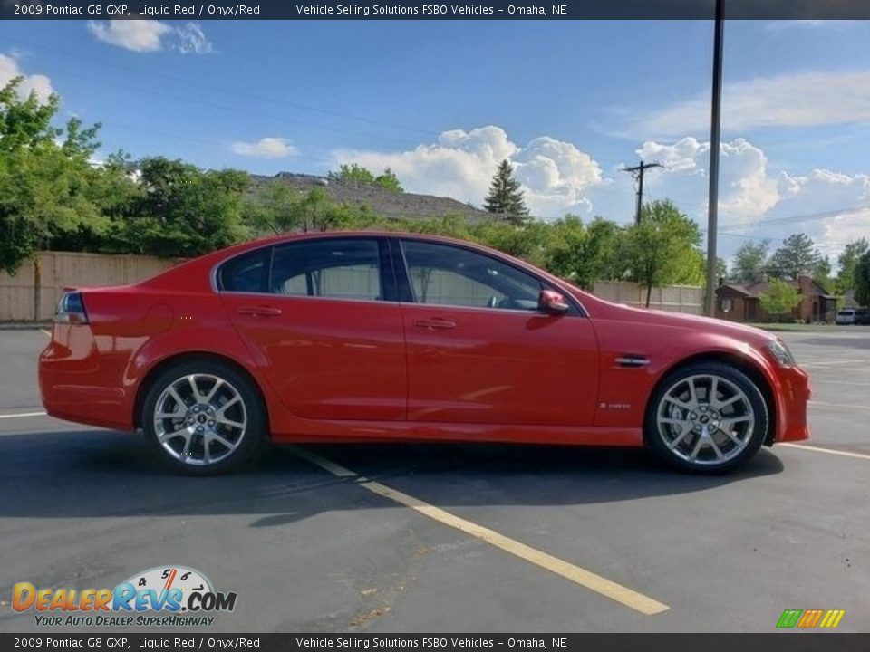 2009 Pontiac G8 GXP Liquid Red / Onyx/Red Photo #6