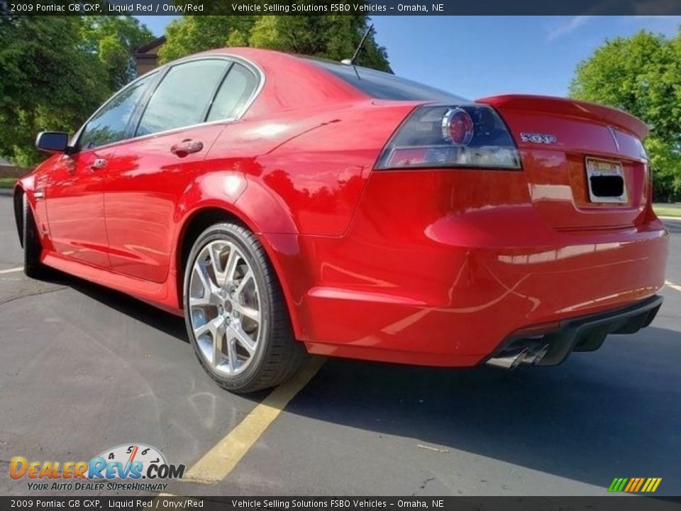 2009 Pontiac G8 GXP Liquid Red / Onyx/Red Photo #7