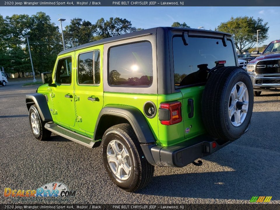 2020 Jeep Wrangler Unlimited Sport 4x4 Mojito! / Black Photo #4