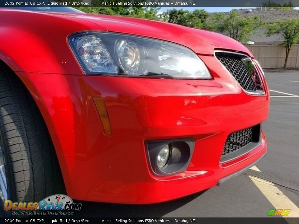 2009 Pontiac G8 GXP Liquid Red / Onyx/Red Photo #9