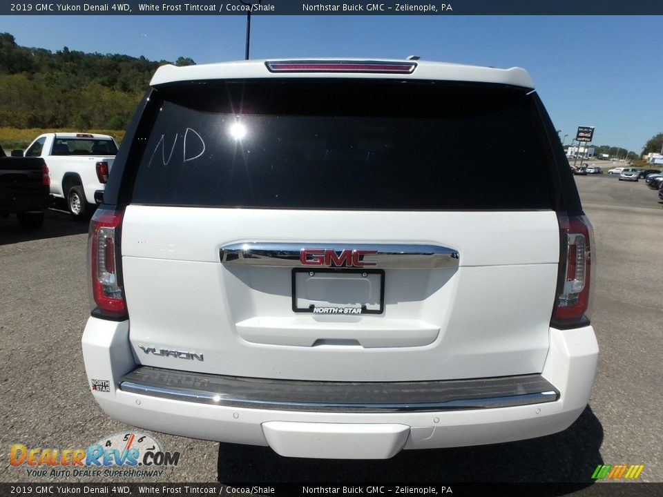 2019 GMC Yukon Denali 4WD White Frost Tintcoat / Cocoa/Shale Photo #6
