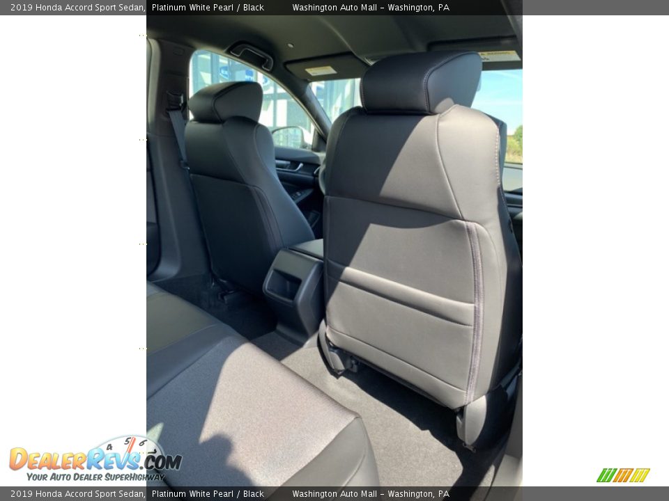 2019 Honda Accord Sport Sedan Platinum White Pearl / Black Photo #25