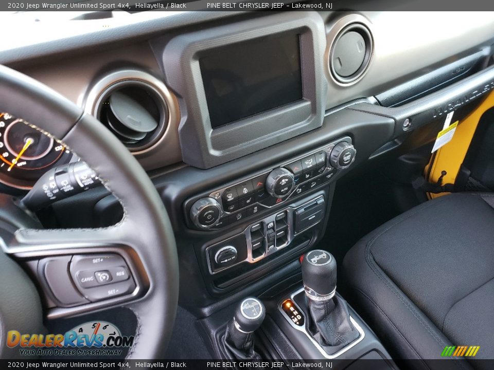 2020 Jeep Wrangler Unlimited Sport 4x4 Hellayella / Black Photo #10