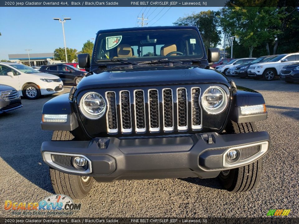 2020 Jeep Gladiator Overland 4x4 Black / Black/Dark Saddle Photo #2