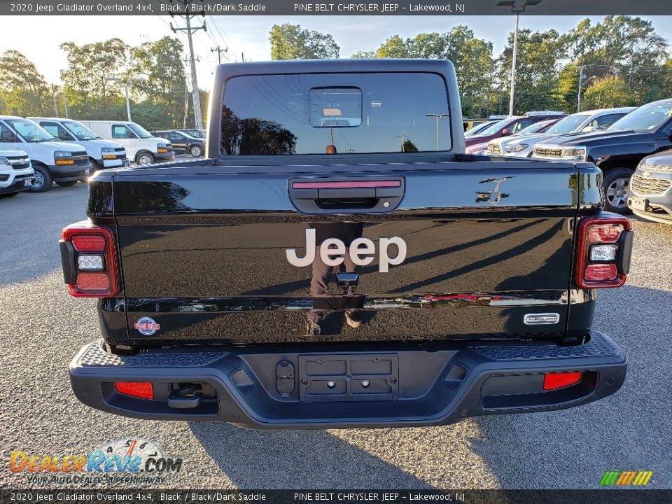 2020 Jeep Gladiator Overland 4x4 Black / Black/Dark Saddle Photo #4