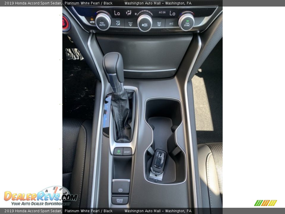 2019 Honda Accord Sport Sedan Platinum White Pearl / Black Photo #33