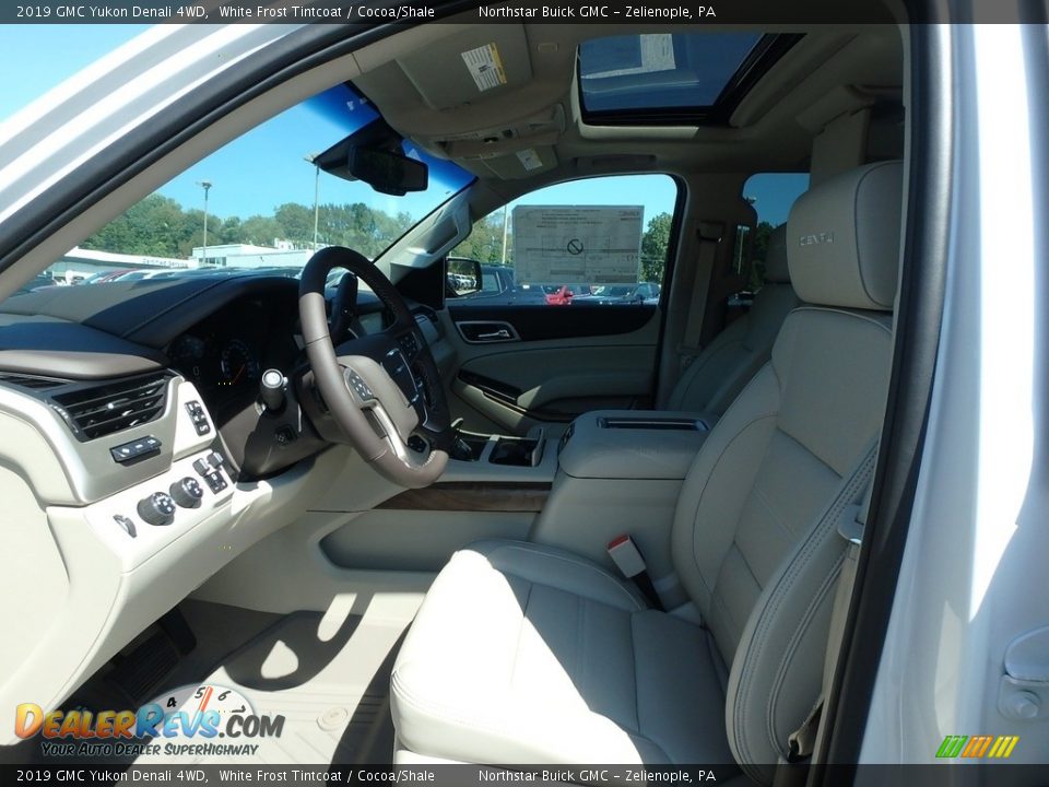 2019 GMC Yukon Denali 4WD White Frost Tintcoat / Cocoa/Shale Photo #12