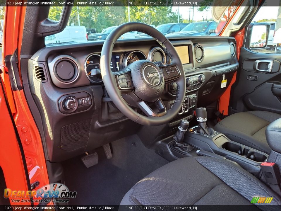 Front Seat of 2020 Jeep Wrangler Unlimited Sport 4x4 Photo #6