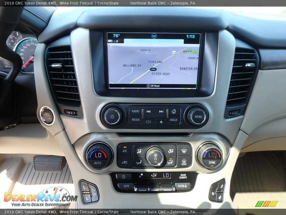 2019 GMC Yukon Denali 4WD White Frost Tintcoat / Cocoa/Shale Photo #19