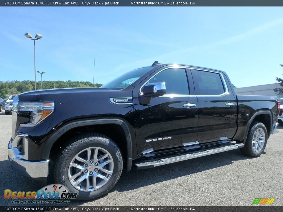 2020 GMC Sierra 1500 SLT Crew Cab 4WD Onyx Black / Jet Black Photo #1