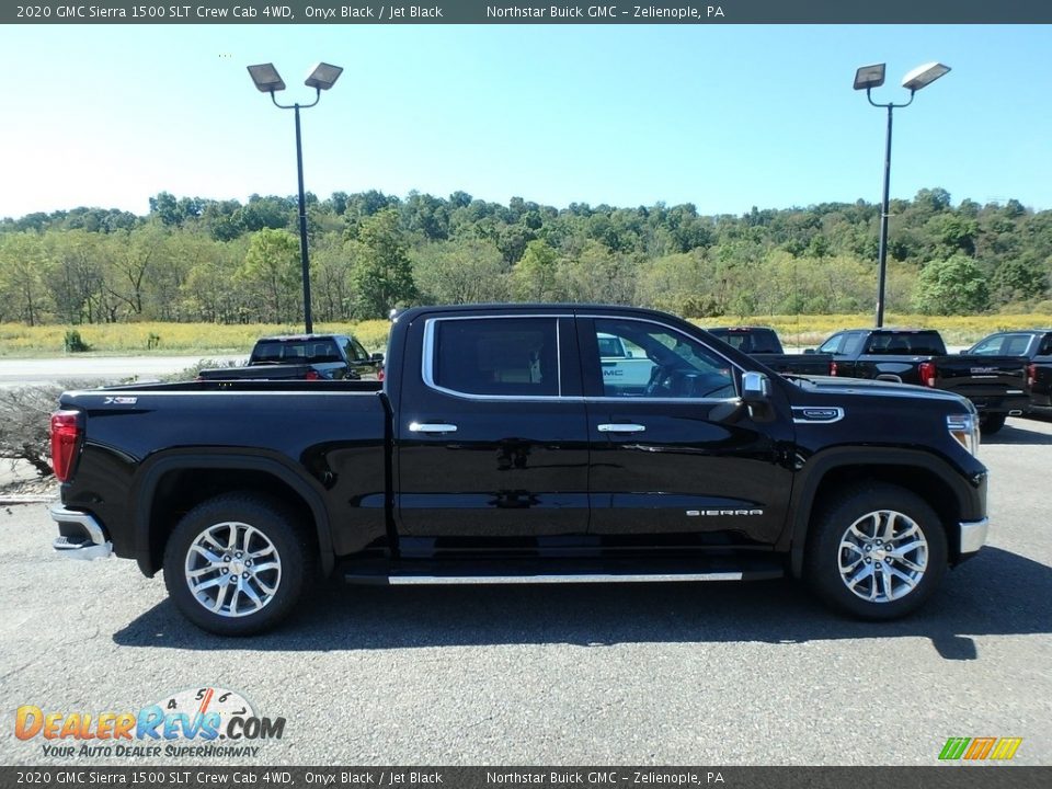 2020 GMC Sierra 1500 SLT Crew Cab 4WD Onyx Black / Jet Black Photo #4