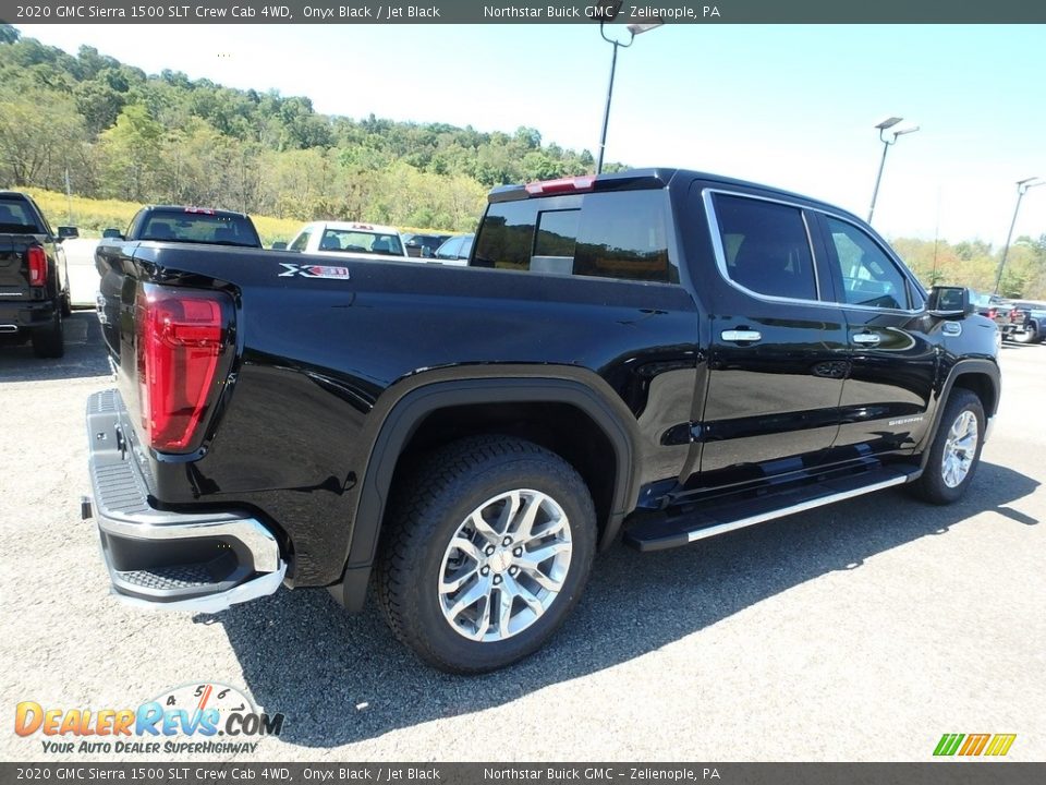 2020 GMC Sierra 1500 SLT Crew Cab 4WD Onyx Black / Jet Black Photo #5